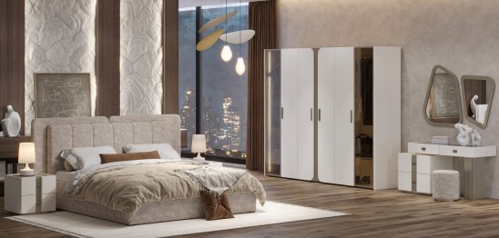 «Леонардо» Модульный спальный гарнитур «Леонардо» Модульный спальный гарнитур