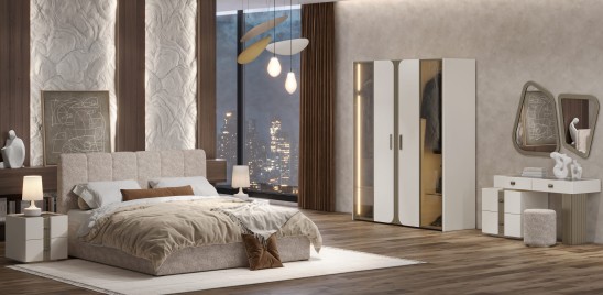 «Леонардо» Модульный спальный гарнитур «Леонардо» Модульный спальный гарнитур