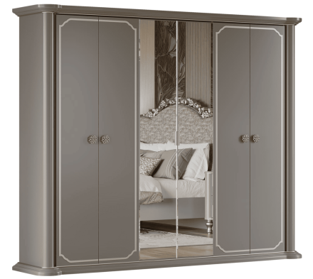 «Мария Стайл» Шкаф для одежды 6-ти дверный