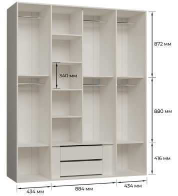 «Мария» Арида Шкаф для одежды 4-х дверный