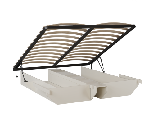 «Мария» Арида Кровать двуспальная (платина) с подъемным мех-мом