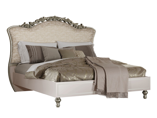 «Мария» Арида Кровать двуспальная (бежевый) с ортопедическим основанием