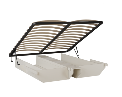 «Мария» Арида Кровать двуспальная (бежевый) с подъемным мех-мом
