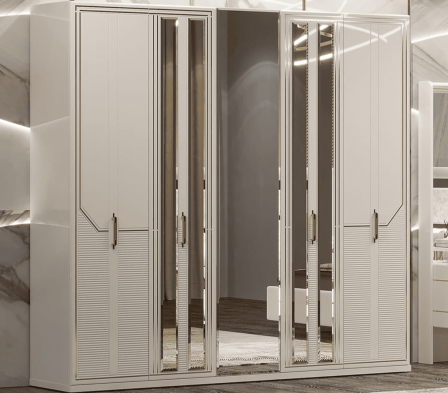 «Стефани» Арида Шкаф для одежды 5-ти створчатый «Стефани» Арида Шкаф для одежды 5-ти створчатый