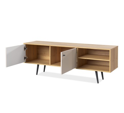 «Вега Саксония» Тумба под ТВ 1500 с нишей Миндаль