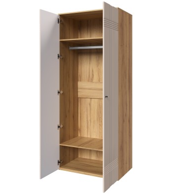 «Вега Саксония» Шкаф 2-х дверный Миндаль «Вега Саксония» Шкаф 2-х дверный Миндаль