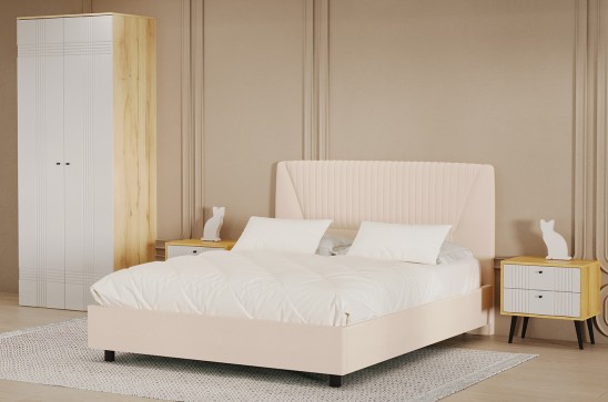 «Вега Саксония» Шкаф 2-х дверный Миндаль «Вега Саксония» Шкаф 2-х дверный Миндаль