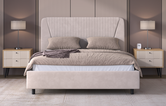 «Вега Саксония» Тумба прикроватная Миндаль