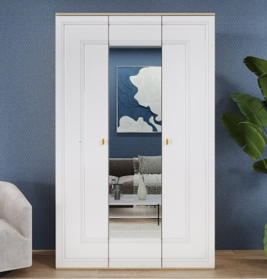 Шкаф 3-х дверный «Вега Сапфир» Белый глянец Шкаф 3-х дверный «Вега Сапфир» Белый глянец