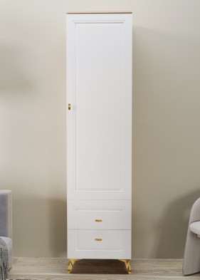 «Вега Сапфир» Шкаф-пенал Белый глянец «Вега Сапфир» Шкаф-пенал Белый глянец