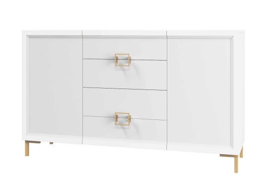 «Афина» Комод с 2-мя дверками и 4 ящиками