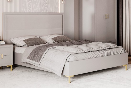 «Афина» Кровать с мягкой спинкой, подъемным механизмом и бельевым ящиком