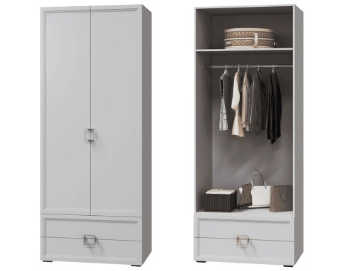 «Афина» Шкаф для одежды 2-х створчатый с ящиками