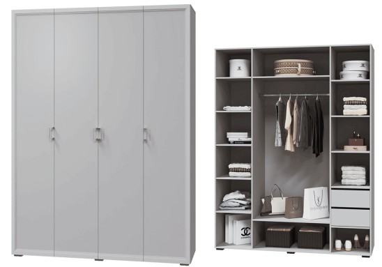 «Афина» Шкаф для одежды 4-х дверный