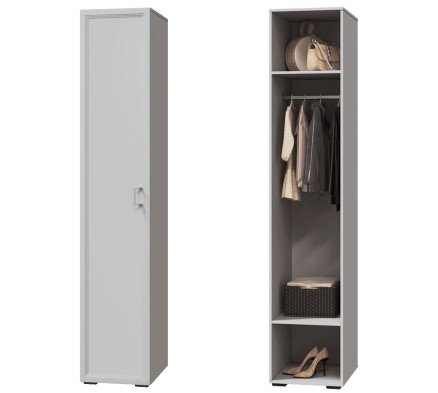 «Афина» Шкаф для платья и белья с 1 дверкой