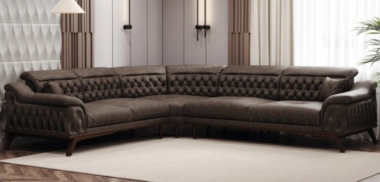 «Граф» Угловой диван с откидной спинкой (Фортуна)