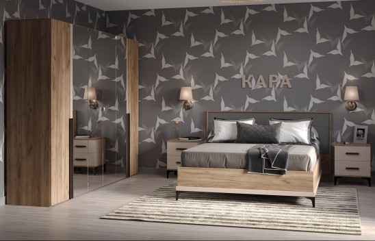 «Кара» Кровать со стационарным основанием металл