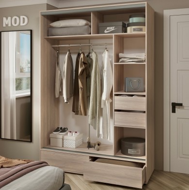 Шкаф-купе MOD 1600 без зеркала Шкаф-купе MOD 1600 без зеркала