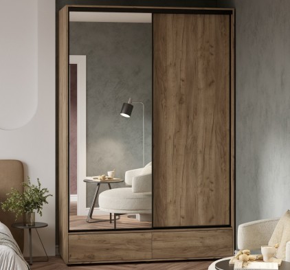 Шкаф-купе MOD 1600 с зеркалом Шкаф-купе MOD 1600 с зеркалом