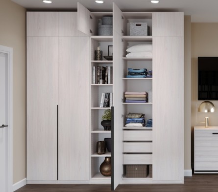 «Рум» Гардеробная система комп. 6 Ясень Анкор Светлый