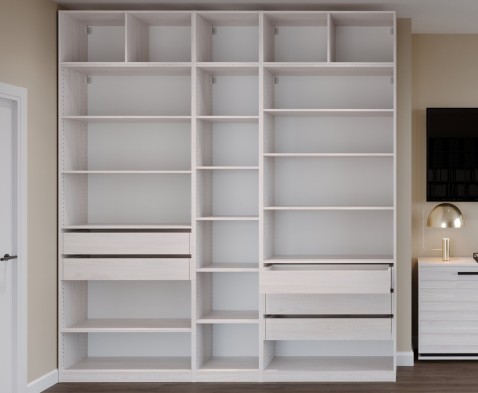 «Рум» Гардеробная система комп. 6 Ясень Анкор Светлый