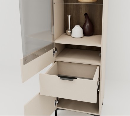 «Джулия» Шкаф-витрина м.21