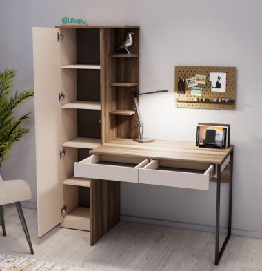 «Джулия» Пенал-надстройка (без стола) для письменного стола м.4