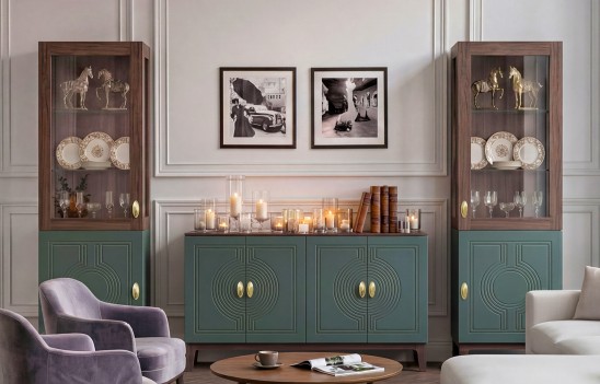 «Калипсо» Неман Шкаф-витрина 1 стеклодверь МН-044-01