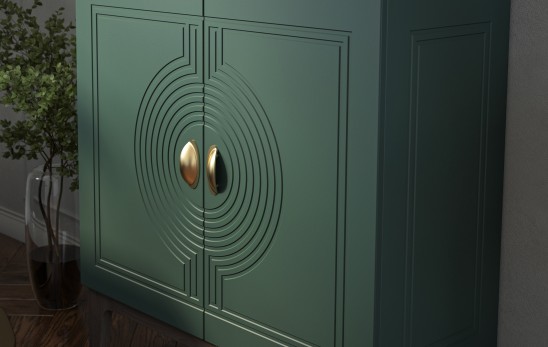 «Калипсо» Неман Шкаф-витрина 1 стеклодверь МН-044-01