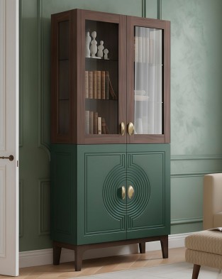 «Калипсо» Неман Шкаф-витрина 2 стеклодвери МН-044-02