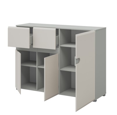 «Леонардо» Неман Комод с 3-мя дверками и 2 ящиками МН-026-16