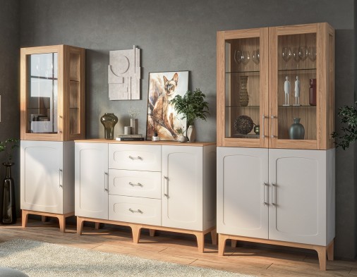 «Танаро» Неман Шкаф-витрина 1 стеклодверь МН-058-01 «Танаро» Неман Шкаф-витрина 1 стеклодверь МН-058-01