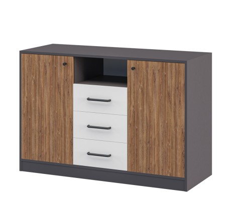 «Мальма» Комод с 2-мя дверками и 3 ящиками МН-135-02 «Мальма» Комод с 2-мя дверками и 3 ящиками МН-135-02