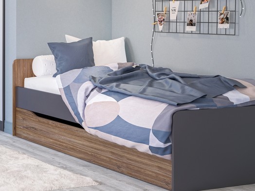 «Мальма» Кровать 90x200 с дополнительным спальным местом МН-135-29