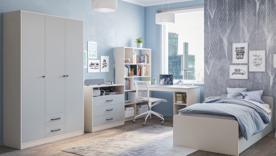 «Мальма» Кровать 90x200 с дополнительным спальным местом МН-135-29