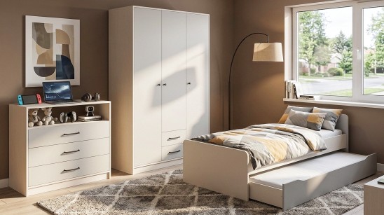 «Мальма» Кровать 90x200 с дополнительным спальным местом МН-135-29