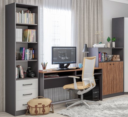 «Мальма» Стеллаж с ящиками МН-135-39