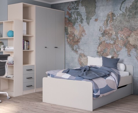 «Мальма» Стеллаж с ящиками МН-135-39