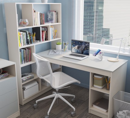 «Мальма» Стол письменный со стеллажом МН-135-26
