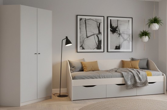 «Мальма» Модульная молодежная мебель Лунный камень / Персидский жемчуг