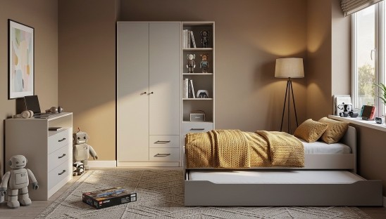 «Мальма» Модульная молодежная мебель Лунный камень / Персидский жемчуг