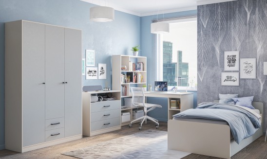 «Мальма» Модульная молодежная мебель Лунный камень / Персидский жемчуг