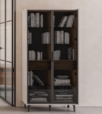 «Модена» Неман Шкаф-витрина комбинированный 2 стеклодвери высота 210 МН-048-25 «Модена» Неман Шкаф-витрина комбинированный 2 стеклодвери высота 210 МН-048-25