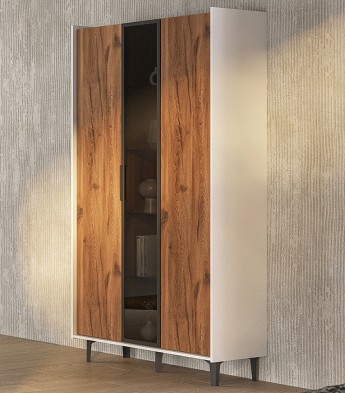 «Модена» Неман Шкаф 3-х створчатый 1 стеклодверь МН-048-01 «Модена» Неман Шкаф 3-х створчатый 1 стеклодверь МН-048-01