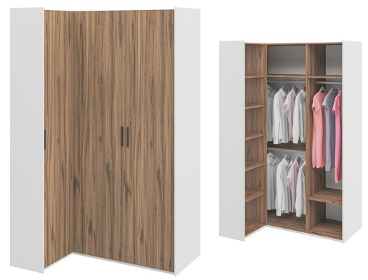 «Модена» Неман Шкаф угловой для одежды МН-048-15