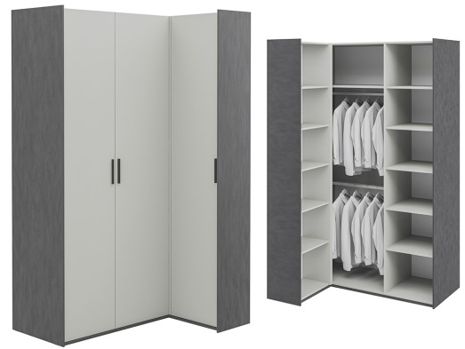 «Модена» Неман Шкаф угловой для одежды МН-048-15