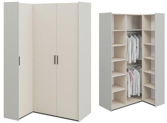 «Модена» Неман Шкаф угловой для одежды МН-048-15