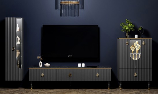 «Лоренсо» Неман Шкаф навесной витрина МН-043-02/03