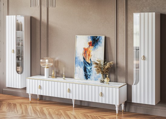 «Лоренсо» Неман Шкаф навесной витрина МН-043-02/03