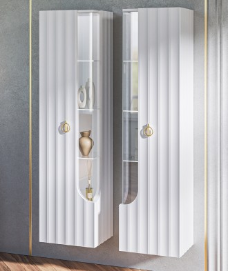 «Лоренсо» Неман Шкаф навесной витрина МН-043-02/03